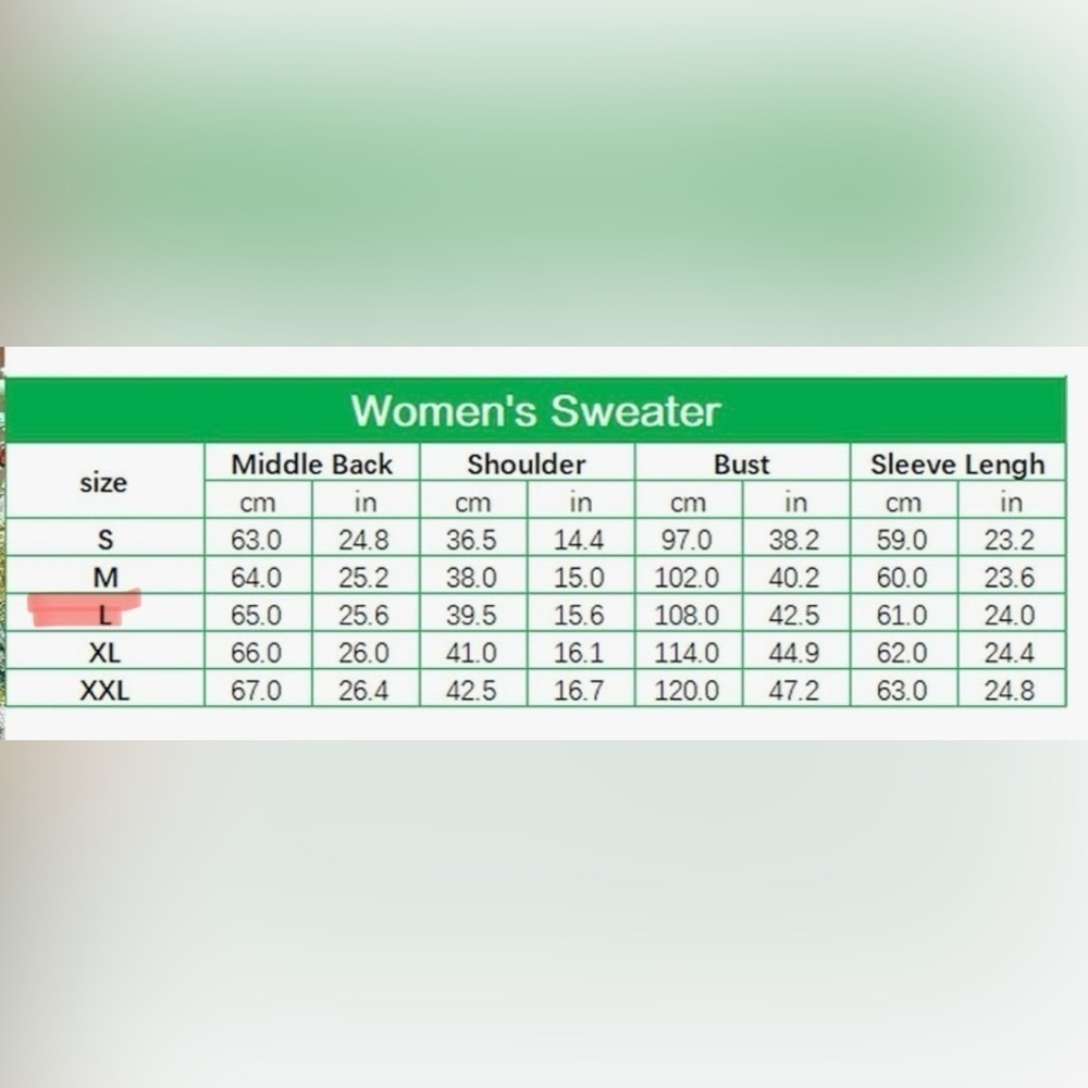 Amazon Hpoicly Christmas Sweater, size L, crew neck sweater, Viscose. - Picture 7 of 10
